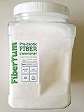 FiberYum IMO Pre-Biotic Fiber Sweetener Powder, 2.5 Pound Keto Low Calorie Powder
