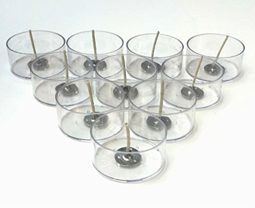 Polycarbonate Tealight Kit with Wicks (100)