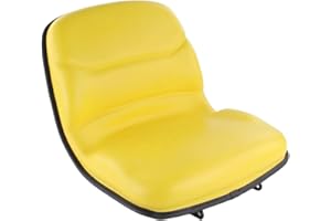 ZBOX Seat M803465 - Replacement Seat FITS: John Deere 1070 3005 4005 670 770 790 870 970 990 Models (Replaces Part ZB2185218) (Yellow - No Arms)