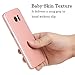 ATOOZ(TM) Galaxy S7 Edge 360 Degree All-around Full Body Slim Fit Lightweight Hard Protective Skin Case Cover for Samsung Galaxy S7 Edge (Rose Gold)