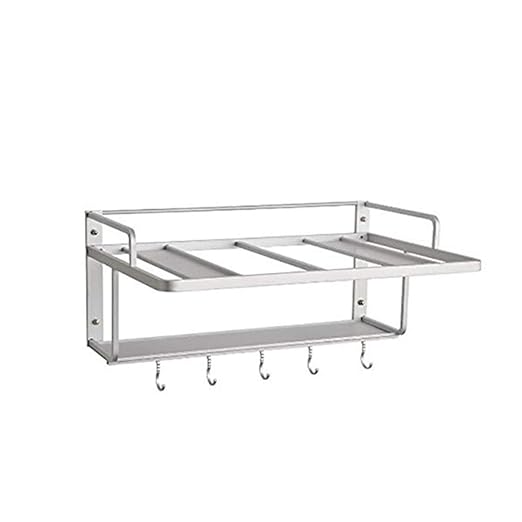 LYN Estante Espacio Aluminio Microondas Cocina Multifunción con ...