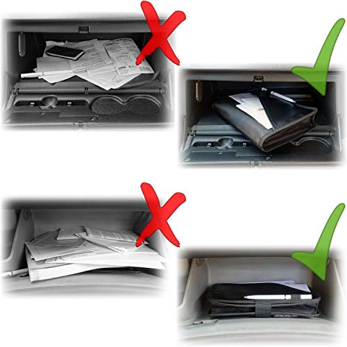 Glove Box Compartment Organizer Car Document Holder Owner Manual