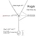 CISHOP 925 Silver Freshwater Pearl Y Necklace Choker Oval Shape Pearl
