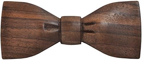 Slim Timber Men's Wood Bow Tie (Walnut)