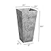 ArtStone 35130 Ella Tall Planter Grey 13.5-inch