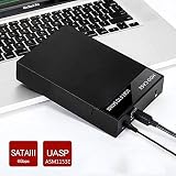 RSHTECH Hard Drive Enclosure USB 3.0 SATA HDD/SSD Caddy 2.5" 3.5" Up to 16TB view 5