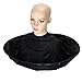 Barber Cloak, AMA(TM) Hair Cutting Cloak Gown Umbrella Nylon Hair Salon Cape Hairdresser Haircut Bib Apron (Black)