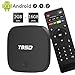 EASYTONE Android 7.1 TV Box 2GB RAM 16GB ROM Quad Core CPU,T95D Media Player Supporting 4K Full HD/H.265/3D Outputs Game Player Smart TV Box with WiFi LAN BT