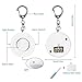 Personal Alarm Keychain,Dmeixs 2 Pack 125DB SOS Emergency Personal Alarm,Siren Song Alarm Keychain Self Defence Alarm Keychain with LED Flashlight(White)