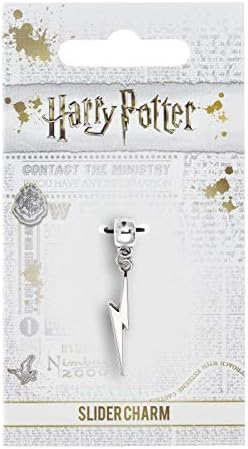The Carat Shop Harry Potter Lightning Bolt Slider Charm, Silver - Image 3