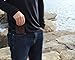 SALTREK Slim Front Pocket Wallet, Chocolate Brown | RFID Blocking | Minimalist Leather Billfold