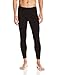 CLIMATESMART Men's Flex Fit Lightweight Baselayer Long Pant, Black, Large