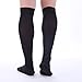 Doc Miller Open Toe Compression Socks for Men & Women, 30-40 mmHg Knee High Support, Toeless Design for Daily Leg Comfort, Breathable Nylon Spandex, 1 Pair