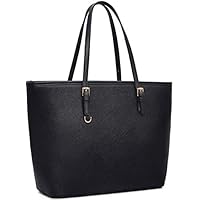 Black Tote Purses and Handbags for Women, COOFIT Tote Handbags Women Purses Shoulder Bag Pocketbooks Purses