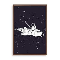 Framed Canvas Wall Art Cartoon Children's Room Canvas Prints Home Artwork Decoration for Living Room,Bedroom - 16x24 inches