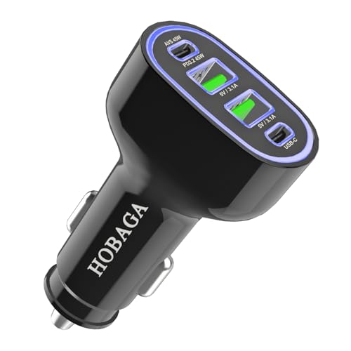 AVS 4-Port USB C Car Charger