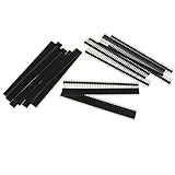 1 X 10x Single Row Male and Female 40 Pin Header Strip 2.54mm / Square Pin Type, Single Row Pin Header Strips, Great Components for PCB