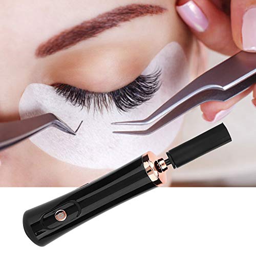 shlutesoy False Eyelashes & Adhesives Electric Eyelash Glue Shaker Liquid Nail Polish Shaking Machine Makeup Tool Black - Thumbnail 3