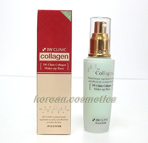 3W CLINIC Collagen Make-up Base 1.69Oz Sebum Control Natural Primer