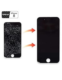 CELL4LESS Pantalla táctil LCD y ensamblaje del digitalizador para el iPhone 8 Pantalla LCD 3D de 4.7 pulgadas (para iPhone 8 Negro)