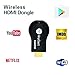 WiFi Wireless Display Dongle 1080P Mini Receiver Sharing HD Video from Projectors Cell Phones Tablet PC Support Airplay/Chromecast/Chromecast Tv/Miracast/Miracast Dongle for Tv