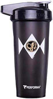 PERFORMA ACTIV (Power Rangers) 28oz Shaker Bottle, Best Leak Free Bottle with ActionRod Mixing Technology for 