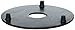Happy Sales HSTV-BMB06, Bamboo Cast Iron Trivet, Black