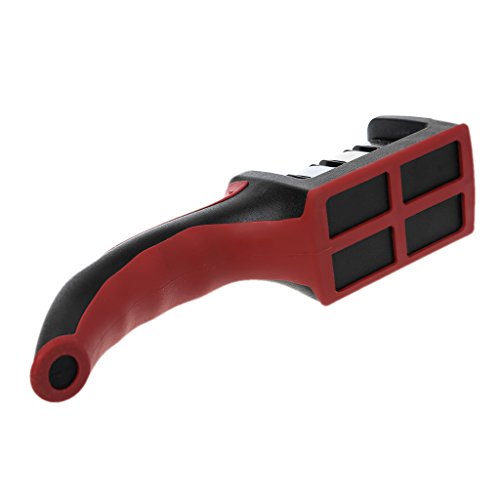 Kofun Knife Sharpener, Knife Sharpener 3-Stage Sharpening System Hand-Held Multifunction Kitchen Tools - Thumbnail 2