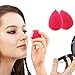 Makeup Blender Beauty,Foundation Blending Sponge, Flawless for Liquid, Creams, Blending Cosmetic, Egg Shaped Set for Concealer Contouring Powder, Multi-Color Makeup Sponge（Rose）-1 Piece