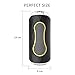 Hands-Free Male Masturbator Penis Training Vibrator, Sexual Endurance Prolonging Massager 10 Modes, Glans Trainer Stimulator Adult Sex Toys to Reduce Sensitivity & Improve Men’s Durability (Black)