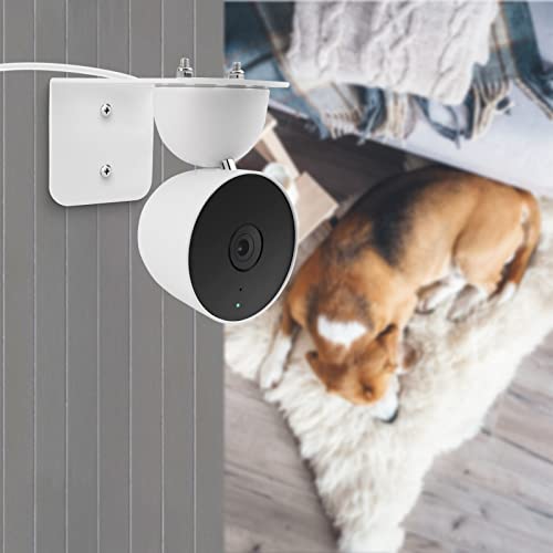 Metal Wall Mount Holder fits for Google Nest Indoor 2nd Generation Wired  Security Cam, Flexible Installation C