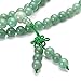 Top Plaza Unisex 108 Natural Gemstone Buddha Prayer Beads Mala Bracelets Buddhist Rosary Necklace(8mm Green Aventurine)