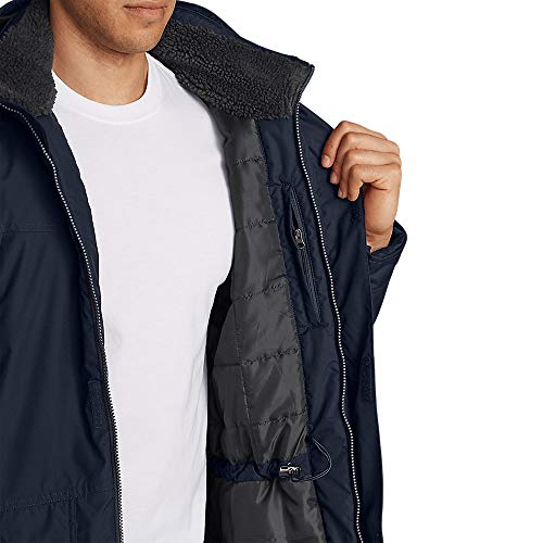 Eddie Bauer Men's Rainfoil Insulated Parka, Black Regular M Pricepulse