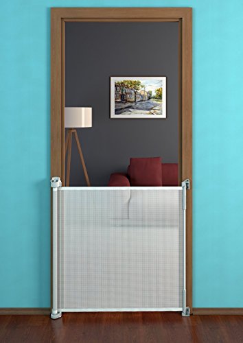 image for Gaterol Active Lite White - Retractable Safety Gate - Super Safe 36.6