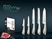 Kitchen Knife Set Block Knives - Stone boomer 6 Piece Classic Stainless Steel - 8
