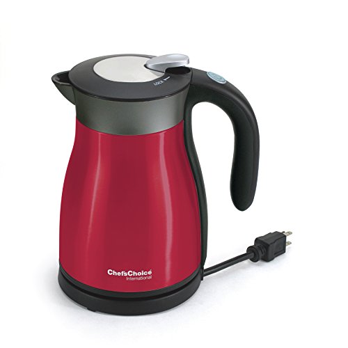 Click Here to See More Images Chef'sChoice 6920002 International Keep Hot Thermal Electric Kettle Model, 1.5 L, Red
