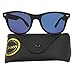 Polarized sunglasses Desen wayfarer design for men and women (Black, Crystal Blue)