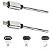 [2-Pack] 3.3FT Micro USB Cable Android Fast Charge Quick Data Sync Wires with Metal Braided Cables for Samsung Galaxy S7 Edge/S7/S6 Edge/S6, Note 5/4/2, HTC, LG G4, BlackBerry, Motorola, Sony, PS4