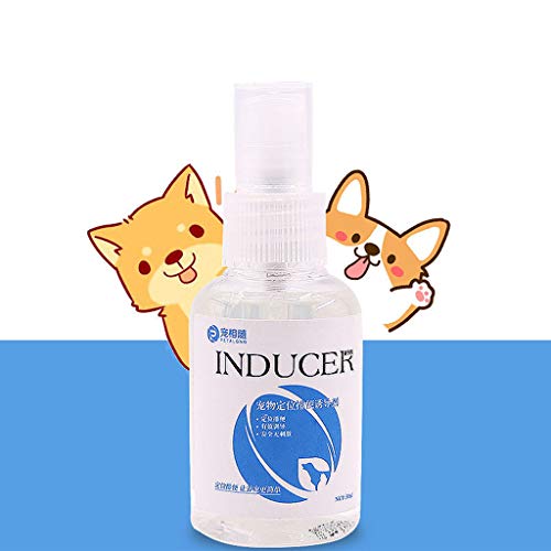 Huangou Training Aid Spray, Dog Potty Trainer, Pet Corrector Spray - Pet New Perfume Inducer Pet Spray Toilet Training Dog Positioning Defecation (White, 50ml) - Thumbnail 4
