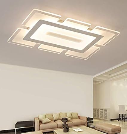 rectangular led flush light minimalist acrylic ultrathin ceiling lamp
