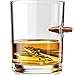 .308 Bullet Hand Blown Old Fashioned Whiskey Rocks Glass 10 oz - American Owned & Operated Company