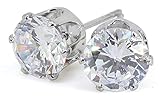CAETLE Shine Zirconia Bling Bling Gem Stud Earrings Women Girls ¡­