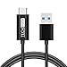 USB Type C Cable (1 FT), TechMatte USB 3.0 Type C to Type A (USB-C to USB) Cable for Galaxy Note 8, S9, S9 Plus, S8, S8 Plus +, Google Pixel, Pixel XL, OnePlus 5, Nexus 5X, 6P and LG G5 (1 FT, Black)