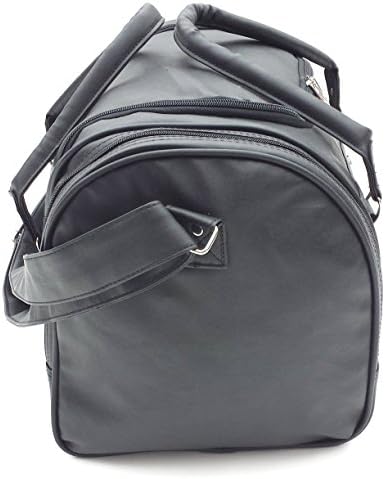 Personalised Leather Weekend Bag Travel Duffle Sports Cabin Gym PU Look Holdall Luggage Faux (Cabin)