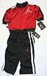 Nike Jordan Jumpman23 Baby/Infant 2 Piece Sweatsuit Size: 18 Months Black/Red