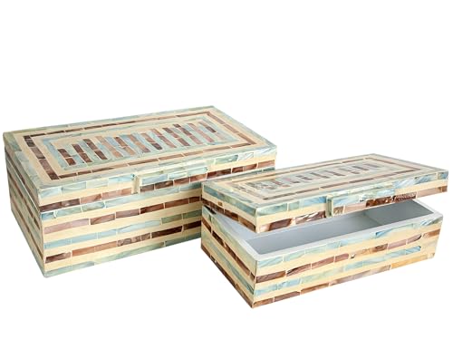 SET 2 CAJAS DM/NACAR DORADO