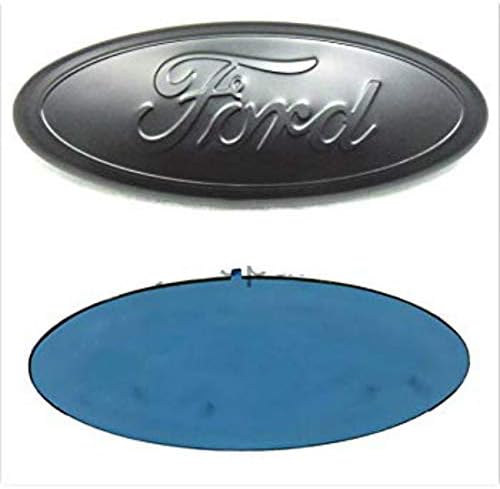 Foxxi F-7MB 7'' x 2.8'' Matte Black Escape Excursion Expedition Freestyle F-150 F-250 F350 Grille Tailgate Emblem Oval Decal Badge Nameplate
