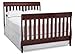 Delta Children Bentley S Convertible Crib and Changer, Black Cherry Espresso