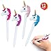 ArtCreativity Unicorn Pens for Kids, Set of 12, Unicorn Party Favors for Girls and Boys, Great Writing Performance, Cute Unicorn Stationery School Supplies and Party Bag Fillers