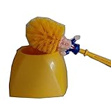 SSTQSAA Donald Trump Toilet Brush, Cool and Unique Trump Toilet Scrubber, Make Toilet Great Again, Commander in Crap (Toilet Brush + Base)
